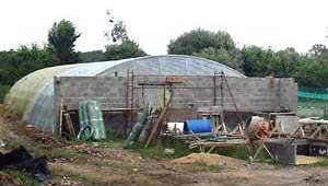 Fa&ccedil;ade de la serre